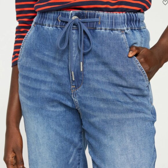 NWT Universal Standard comfort denim drawstring mom jean Mid Rise Size 16 - Picture 2 of 3